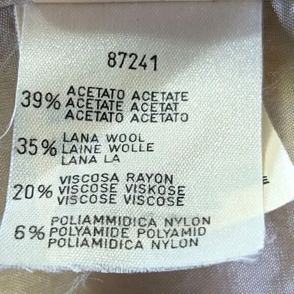 VTG MaxMara Pianoforte Wool Top 42 IT M Quiet Luxury Coastal 80s Chic Minimalist - Picture 9 of 11